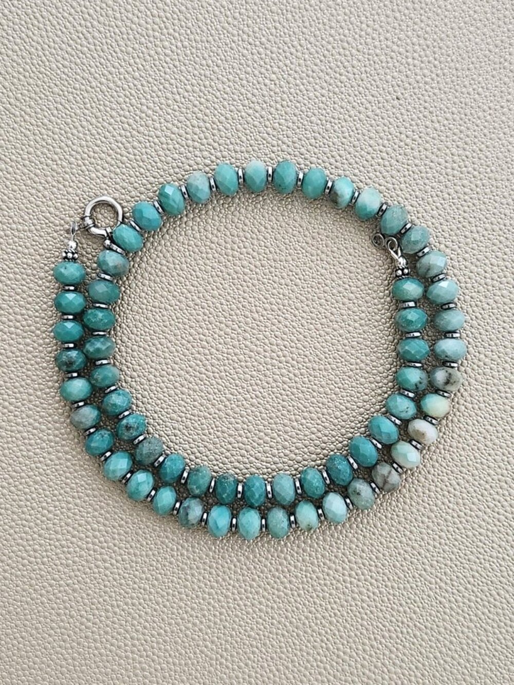 CHRYSOPRASE NECKLACE--18"